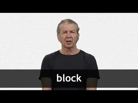 How to pronounce BLOCK in American English