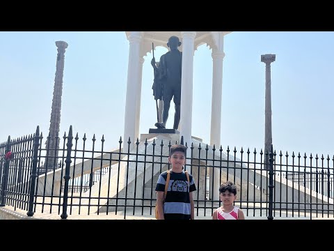 My sister always love collecting shells from Sea #rockbeach #pondicherrydiaries