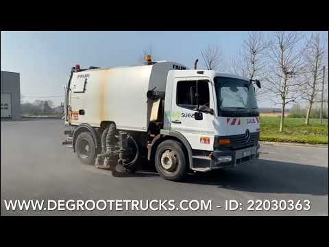Degroote Trucks: Mercedes-Benz Atego 1517 street sweeper truck for sale