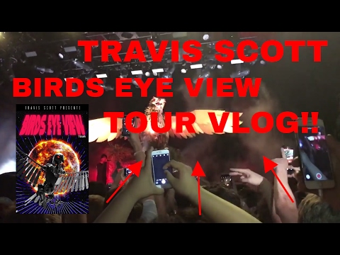 TRAVIS SCOTT BIRDS EYE VIEW TOUR VLOG!!!