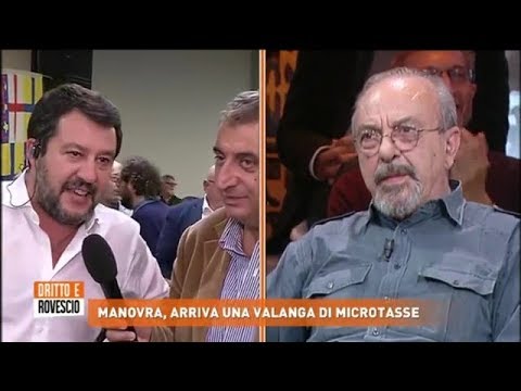 MATTEO SALVINI A DRITTO E ROVESCIO (RETE 4, 31.10.2019)