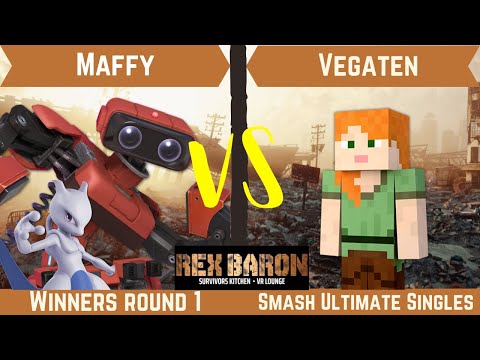 Rex Baron 6 Winners Round 1 - Maffy (R.O.B., Mewtwo) Vs. Vegaten (Steve)