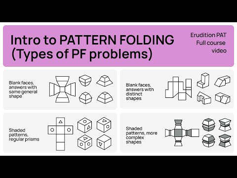 Intro to PATTERN FOLDING: Rules and basics | Perceptual Ability Test Tutorials | DAT PAT