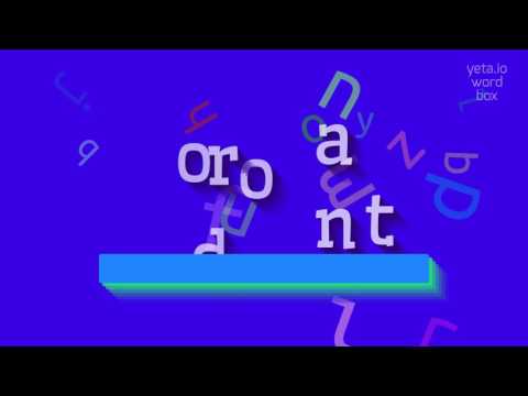 How to say "odorant"! (High Quality Voices)
