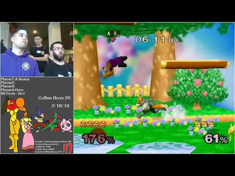 CB 2/18/18 - Melee Singles - A Rookie (Mario) Vs. Haus (Fox) - RR Pools