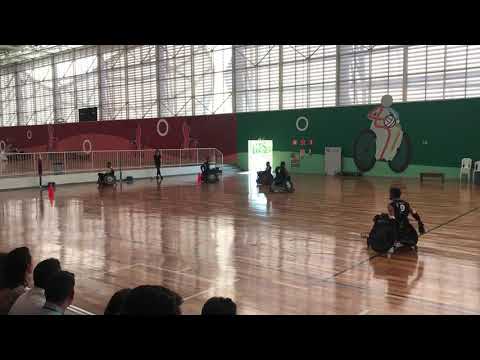 Wheelchair Rugby demonstration @ Paralympic Center in São Paulo Video