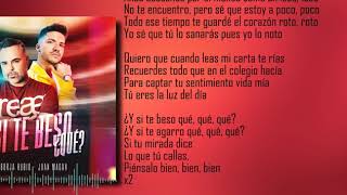 Borja Rubio, Juan Magán - Y Si Te Beso, Qué