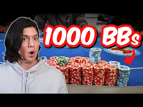 Two WHALES At My Table Leads to HUGE Pots! Poker Vlog 9