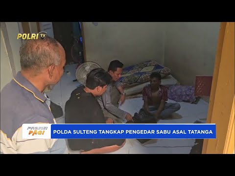POLDA SULTENG AMANKAN PENGEDAR SABU 1 KG ASAL TATANGA - SIGI