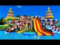 Waterslides At Aquapark Neptun In Bulgaria