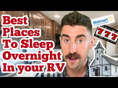 Best places to sleep overnight for FREE in your RV! Stealth Camping!