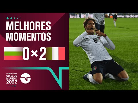 Gols e lances de Bulgária x Itália