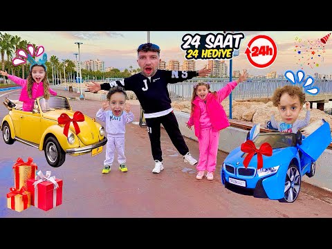 WE GAVE 24 GIFTS TO KUZEY ELİF IN 24 HOURS ‼️ THEY LOVED IT!! MY FATHER WANTED A GIFT TOO?!