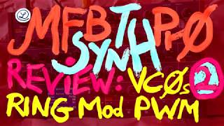 Video thumbnail for MFB SYNTH PRO // REVIEW // 2 // FEATURE OVERVIEW // VCO -- PWM -- FM - RING MODULATION... by LESINDES