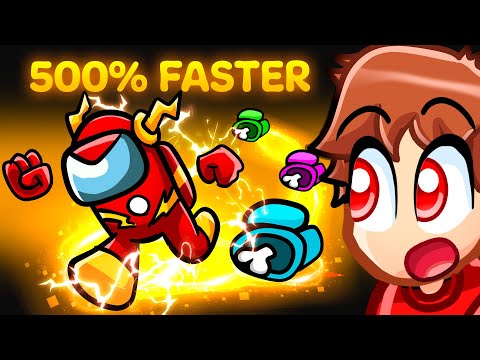 AMONG US BUT THE IMPOSTER HAS SUPER SPEED...