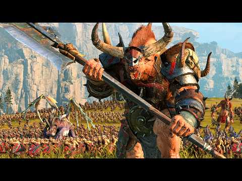 Beastmen VS High Elves - Warhammer Battles