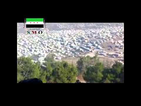 انتشار مقاتلي فرقة الحمزة في قمة تل بحوران في منطقة تل الحارة في ريف درعا