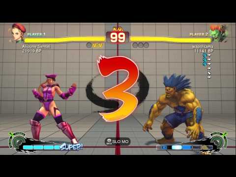Alioune [Cammy] vs wapolsama [Blanka] SSF4 Ranked Matches - Xbox Live - TRUE-HD