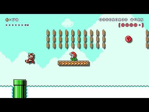 World 1-2 Tail Sweep Treads by 3rd Bunny - Super Mario Maker 2 - No Commentary 1ca
