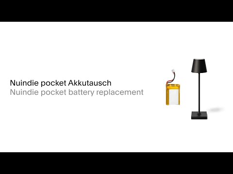 Nuindie pocket Akkutausch –  Videoanleitung