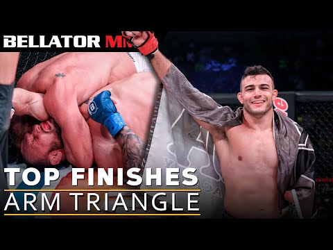 Top Finishes: Arm Triangles l BELLATOR MMA