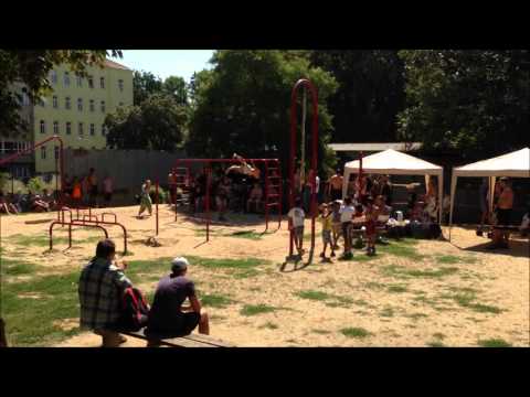 1. český street workout battle, Brno - freestyle do 75kg - Peter Fico