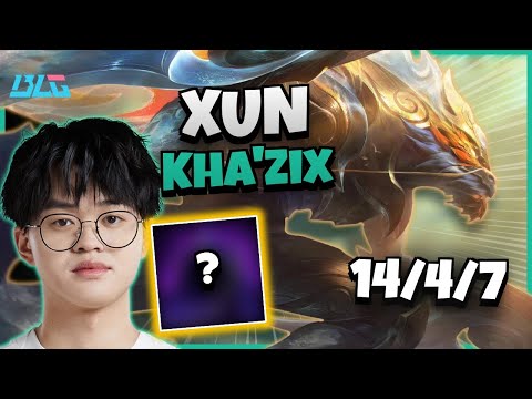 BLG XUN Kha'Zix vs Zac | 14.16