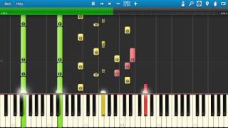 Genesis - Dance On Volcano Piano Tutorial - How to play - Synthesia Cover