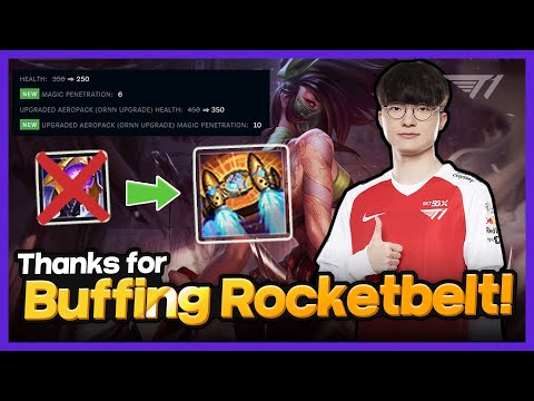 Faker Plays 11.8 Rocketbelt Akali [Faker Stream Highlight]