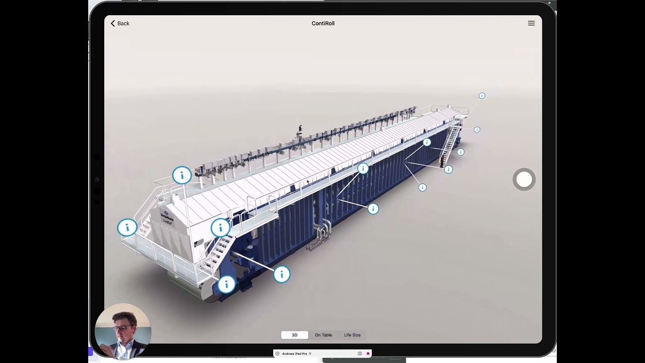 Sales App: Maschinen in 3D präsentieren