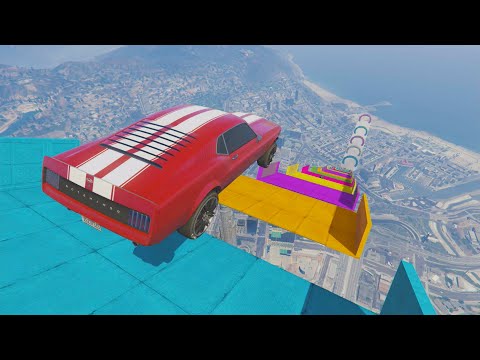 MEGA RAMPA 939.000% IMPOSIBLE! MI COCHE SUELTA ALGO RARO!! - GTA V ONLINE