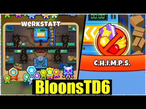 DIE WERKSTATT SCHIMPANSENTAKTIK! - Bloons TD6 [Deutsch/German]