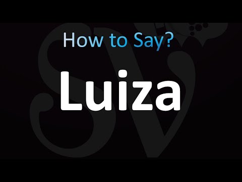 How to Pronounce Luiza (Correctly!)