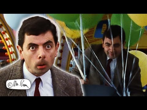 Mr Bean’s Balloons Lift The Pram By Accident | Mr Bean Live Action | Funny Clips | Mr Bean