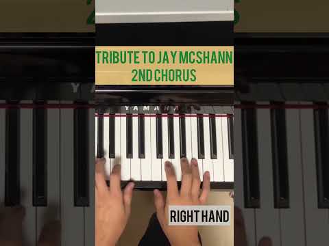 02. Tribute To Jay McShann - 2nd Chorus [Left & Right Hand Close-up] #shorts