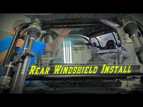Rear Windshield Install | Polaris RZR XP 1000/RZR XP Turbo | How To | SuperATV