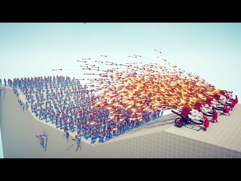 5x GOD HWACHA vs 100x EVERY UNIT - Totally Accurate Battle Simulator TABS