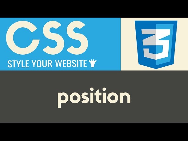 Thumbnail of Positioning and Display lesson