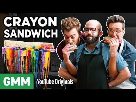 The Simpsons' Grilled Crayon Sandwich ft. Binging With Babish