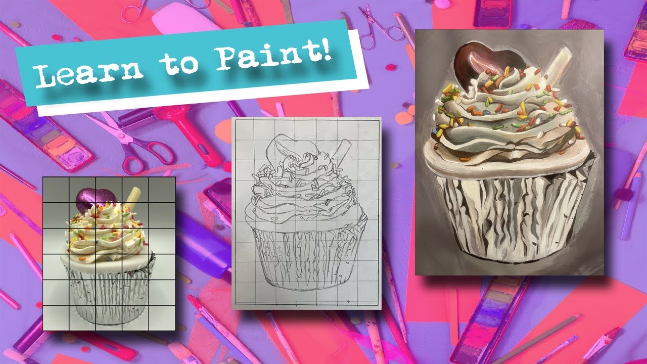 Painting a Cupcake