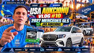 USA Aukcionų VLOG #10: COPART, IAAI, MANHEIM – 2027 MERCEDES GLS JAU AUKCIONE!