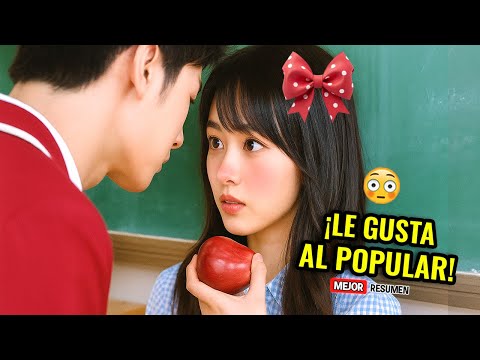 🔥CHICA TIMIDA SE ENAMORA DEL POPULAR DE LA ESCUELA Y EN SECRETO SE AMAN, | Mejor Resumen