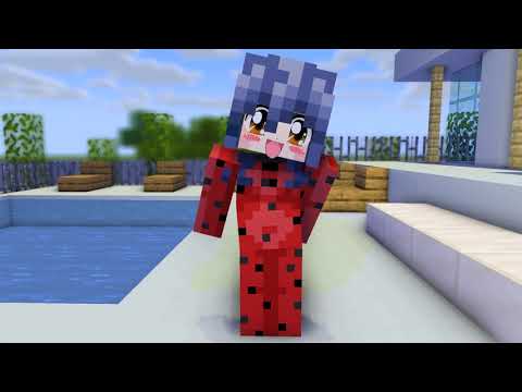MONSTER SCHOOL :CHICKEN WING MEME LADY BUG - Minecraft Animation