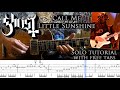 Ghost - Call Me Little Sunshine guitar solo lesson (with tablatures and backing tracks)