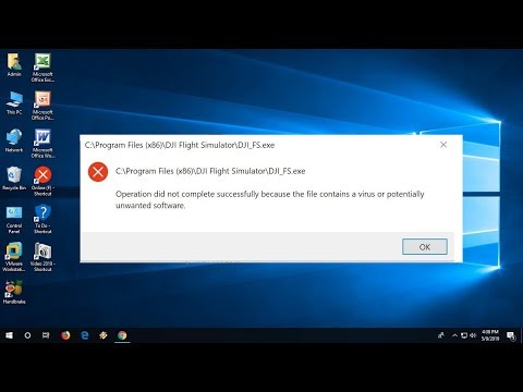 Fix Operation did not complete successfully because the file contains a virus (100% Works) Video