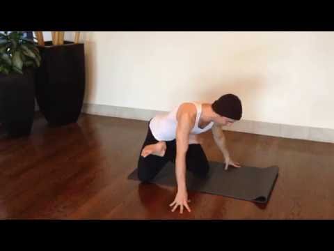 Yoga Tutorial:  Tripod Head Balance with Lotus Pose