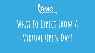 What to expect from a Virtual Open Day!
