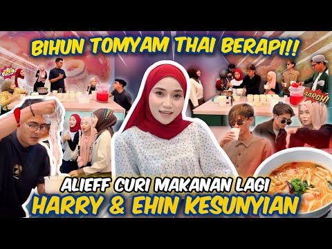 ALIEF IRFAN BUAT HAL CURI MAKANAN LAGI !! |  KARINA PLAN NAK KE PARIS ?!!