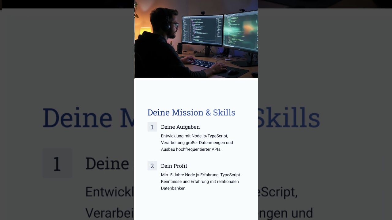 Senior NodeJS / Fullstack Developer [m/w/d] – Hybrid | E-Commerce | Hamburg/Berlin | bis 85k