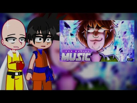 alguns personagens reagindo Rap do salsicha ATRASARAM O MEU LANCHE // IRON MASTER // Gacha Club //